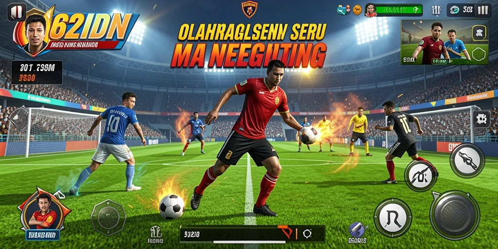 Tampilan menarik gameplay olahraga di 62IDN yang mengasyikkan.