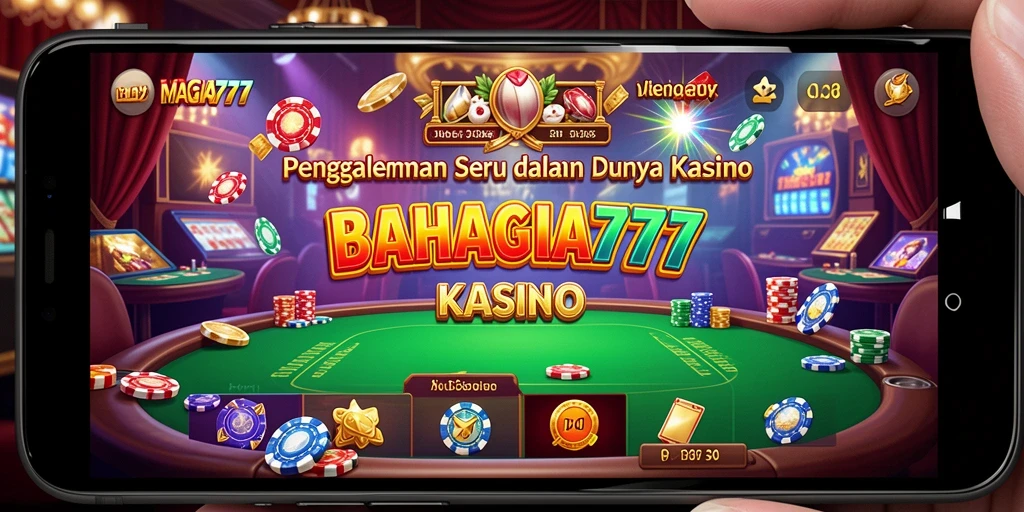 Tampilan menarik dari gameplay Kasino di BAHAGIA777.