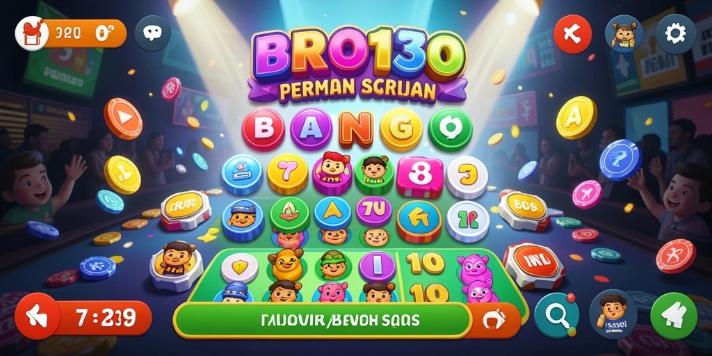 Tampilan gameplay menarik dan penuh warna dari BRO138.