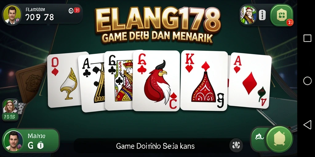 Tampilan gameplay Domino yang seru dan interaktif.