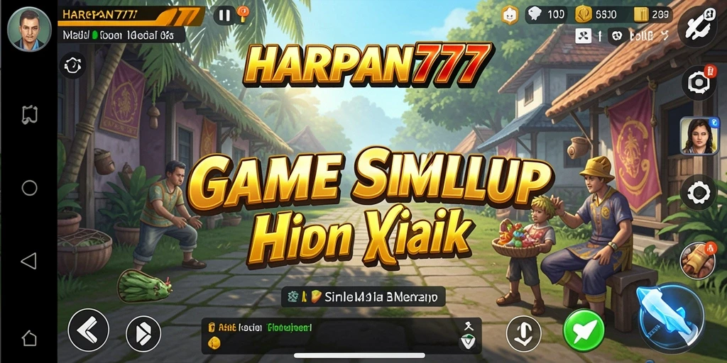 Tampilan gameplay HARAPAN777 dengan grafis menawan dan interaksi dinamis.