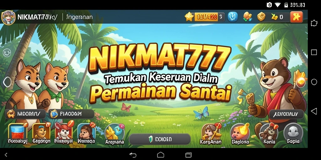 Tampilan gameplay NIKMAT777 yang menarik dan menghibur.