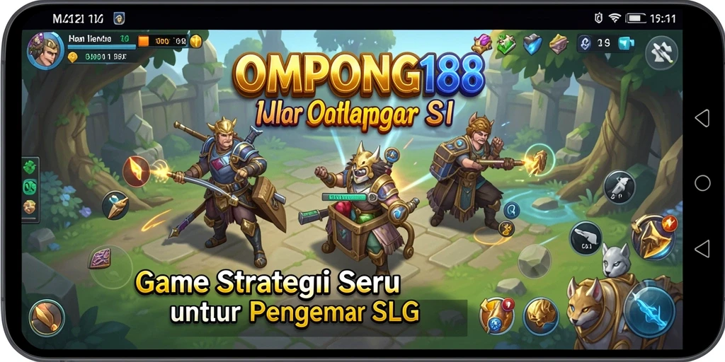 Tampilan menarik gameplay OMPONG188 dengan strategi SLG yang mendebarkan.