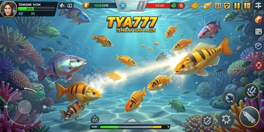Tampilan gameplay TYA777 yang seru dan penuh warna.